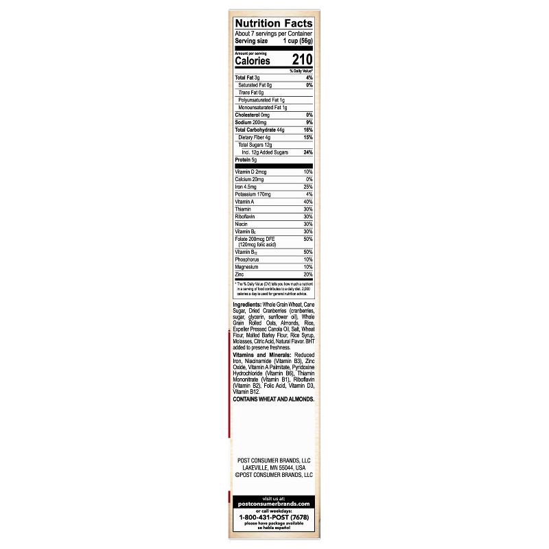slide 19 of 19, Great Grains Cranberry Almond Crunch Breakfast Cereal - 14oz - Post, 14 oz