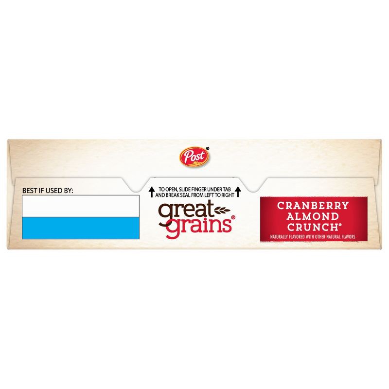 slide 10 of 19, Great Grains Cranberry Almond Crunch Breakfast Cereal - 14oz - Post, 14 oz