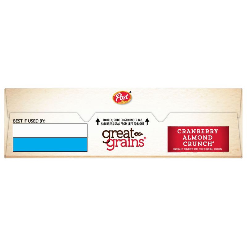 slide 11 of 19, Great Grains Cranberry Almond Crunch Breakfast Cereal - 14oz - Post, 14 oz