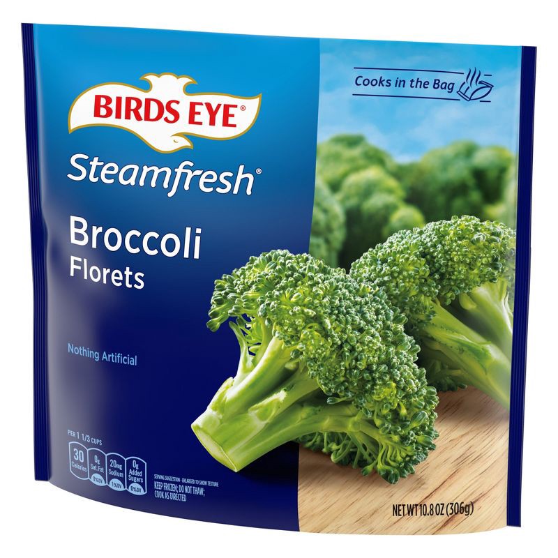 slide 2 of 5, Birds Eye Steamfresh Frozen Broccoli Florets - 10.8oz, 10.8 oz