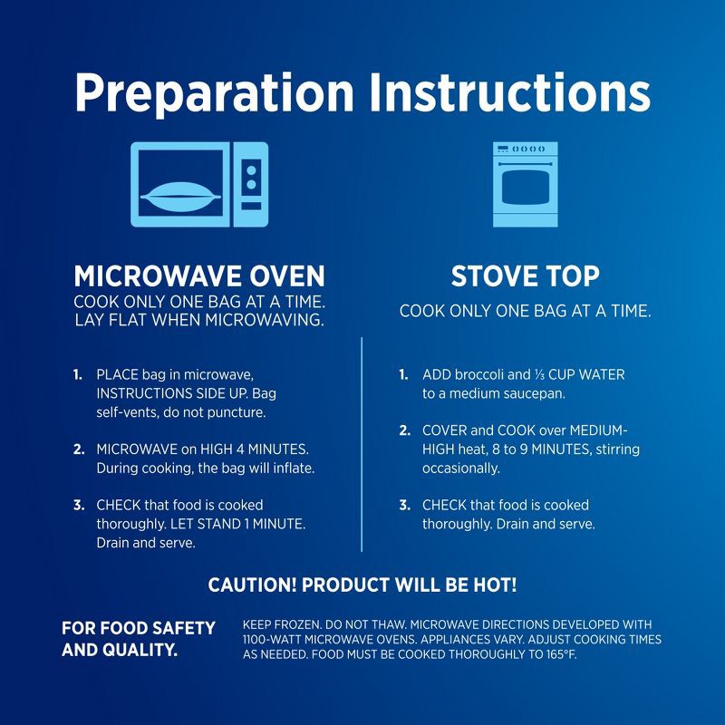 slide 6 of 7, Birds Eye Steamfresh Frozen Broccoli Florets - 10.8oz, 10.8 oz