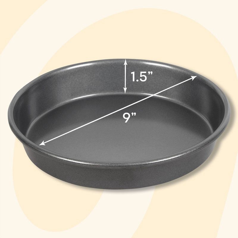 slide 3 of 9, Wilton 9" Nonstick Ultra Bake Professional Round Cake Pan, 1 ct