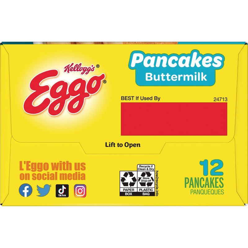 slide 6 of 7, Eggo Frozen Buttermilk Pancakes - 14.8oz/12ct, 14.8 oz, 12 ct