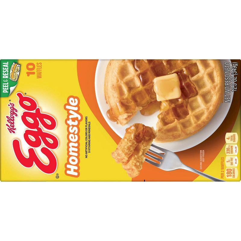 slide 7 of 7, Eggo Homestyle Frozen Waffles - 12.3oz/10ct, 10 ct; 12.3 oz