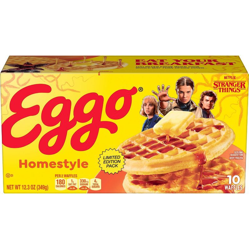 slide 1 of 8, Eggo Frozen Waffles Homestyle - 12.3oz/10ct, 10 ct; 12.3 oz