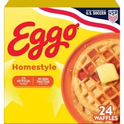 Eggo Frozen Waffles Homestyle - 29.6oz/24ct