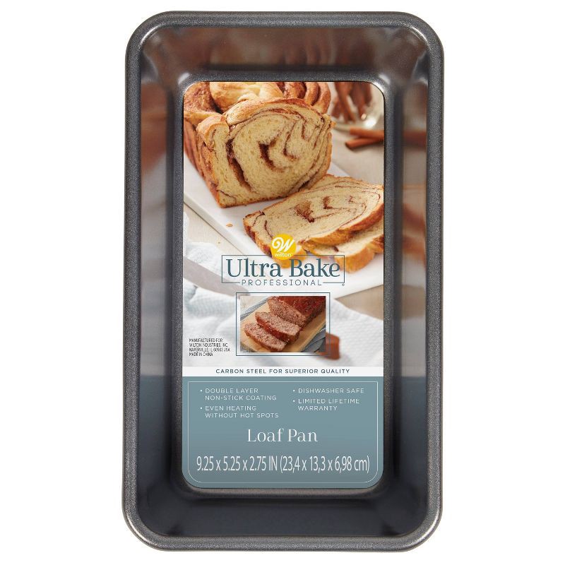 slide 6 of 6, Wilton 9"x5" Nonstick Ultra Bake Professional Loaf Pan, 1 ct