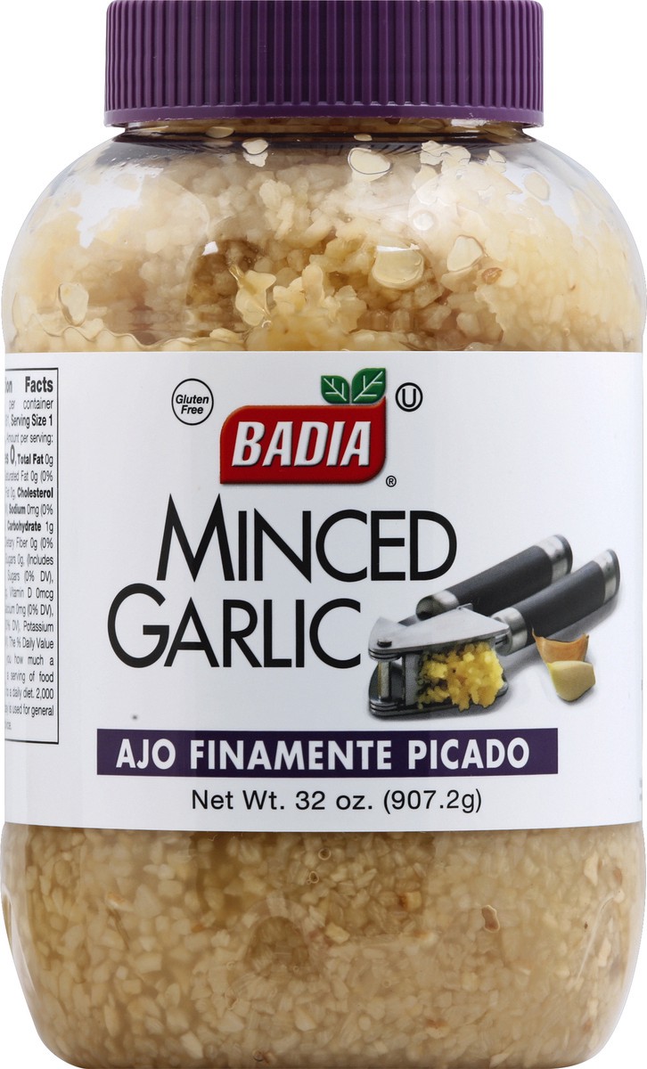 slide 2 of 2, Badia Garlic Minced In Water, 32 oz