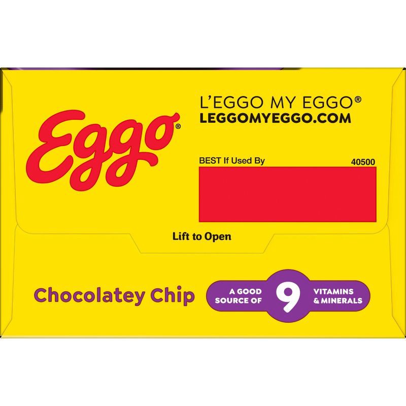 slide 10 of 11, Eggo Frozen Waffles Chocolatey Chip - 12.3oz/10ct, 10 ct; 12.3 oz