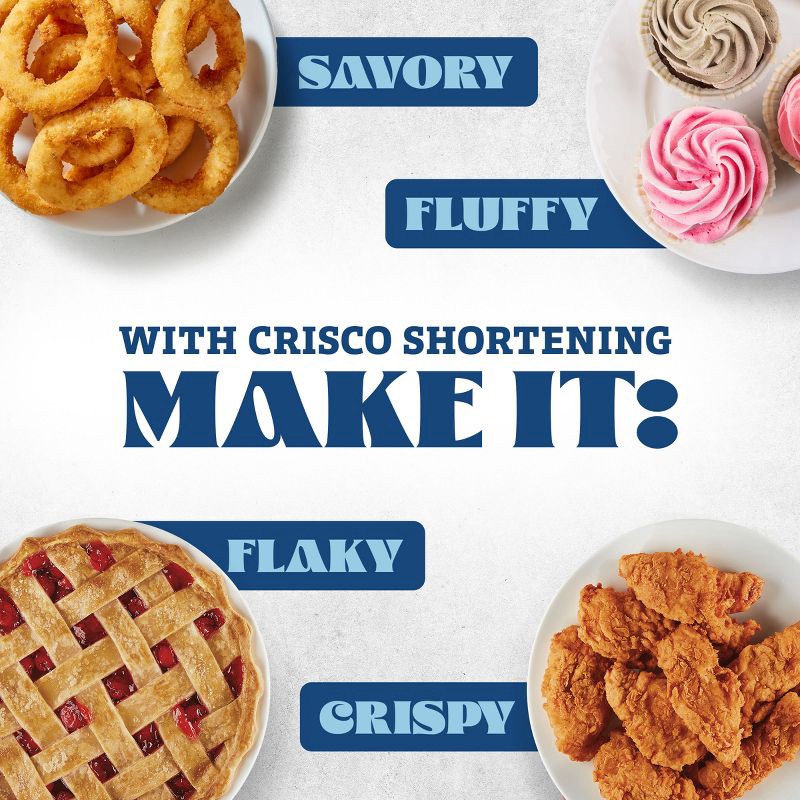 slide 3 of 10, Crisco All-Vegetable Shortening - 16oz, 16 oz