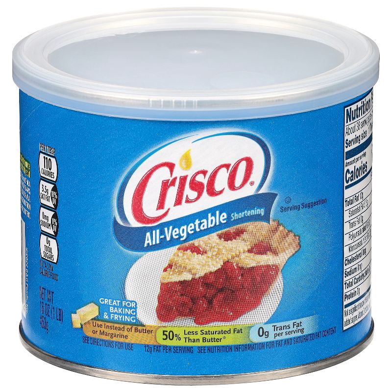 slide 1 of 10, Crisco All-Vegetable Shortening - 16oz, 16 oz