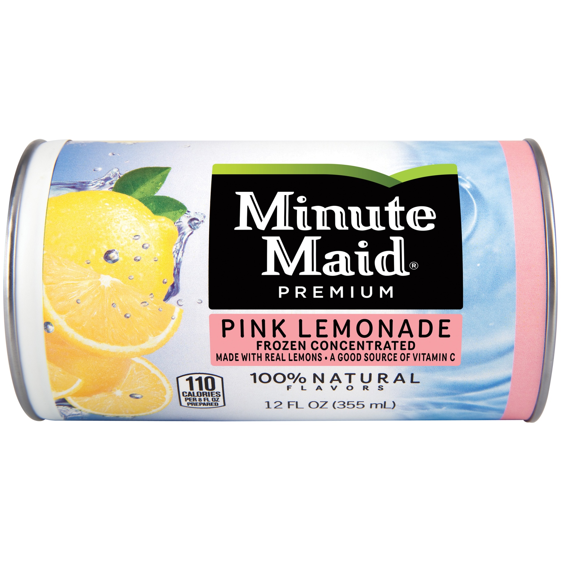 slide 1 of 1, Minute Maid Pink Lemonade, Fruit Drink, 12 fl oz, 