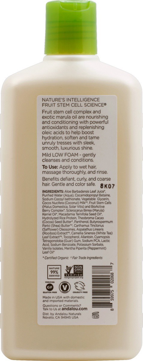 slide 5 of 7, Andalou Naturals Andalou Marula Oil Shampoo, 11.5 oz