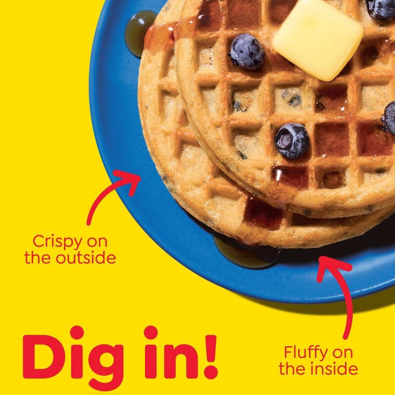 slide 4 of 9, Eggo Frozen Waffles Blueberry - 12.3oz/10ct, 10 ct; 12.3 oz