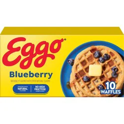 Eggo Waffles Blueberry - 12.3oz/10ct: No High Fructose Corn Syrup