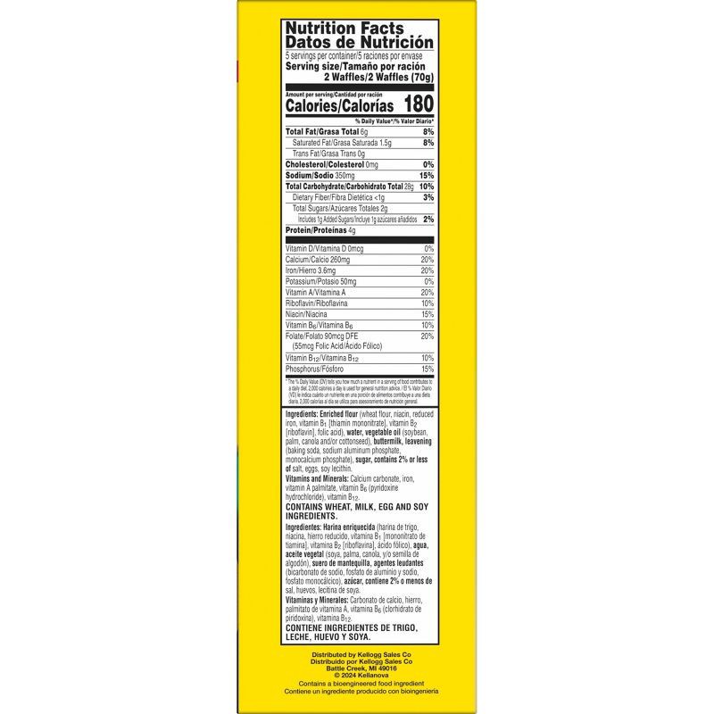 slide 2 of 8, Eggo Frozen Waffles Buttermilk - 12.3oz/10ct, 10 ct; 12.3 oz