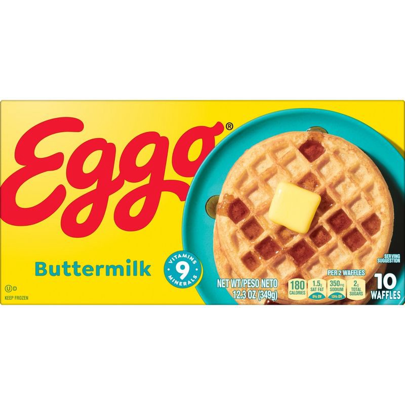 slide 7 of 8, Eggo Frozen Waffles Buttermilk - 12.3oz/10ct, 10 ct; 12.3 oz