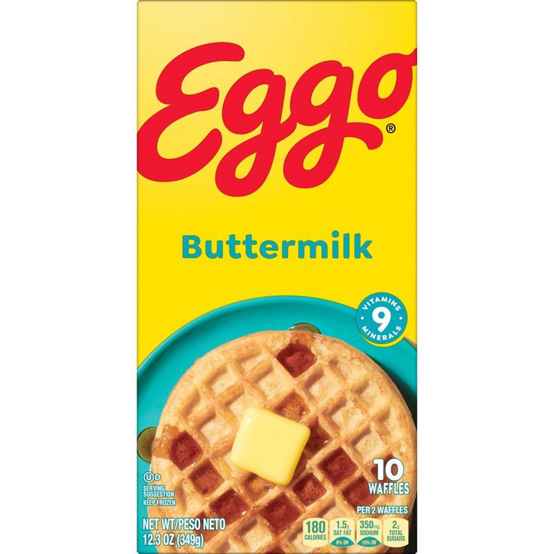 slide 8 of 8, Eggo Frozen Waffles Buttermilk - 12.3oz/10ct, 10 ct; 12.3 oz