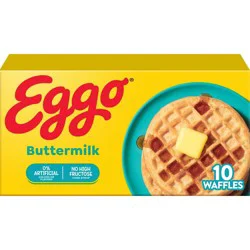 Eggo Waffles Buttermilk - 12.3oz/10ct: No High Fructose Corn Syrup