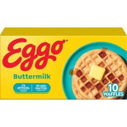 Eggo Waffles Buttermilk - 12.3oz/10ct: No High Fructose Corn Syrup