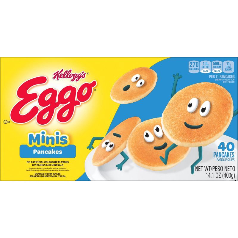 slide 2 of 6, Eggo Frozen Mini Pancakes - 14.1oz/40ct, 14.1 oz, 40 ct