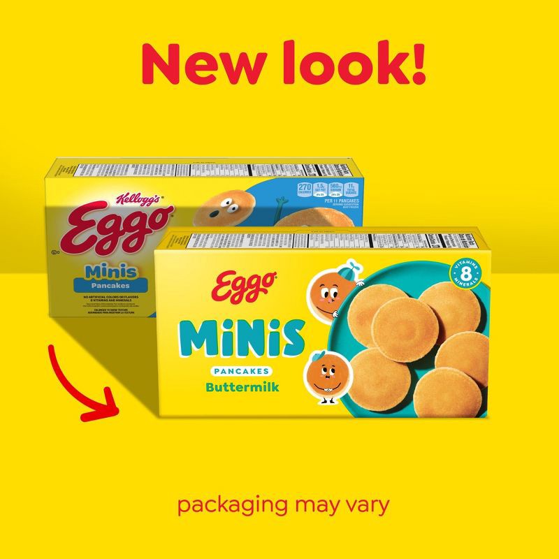 slide 2 of 9, Eggo Minis Frozen Pancake Bites Buttermilk - 14.1oz/40ct, 14.1 oz, 40 ct
