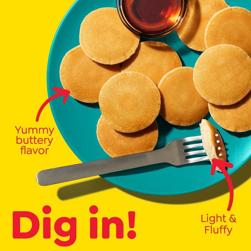 slide 4 of 9, Eggo Minis Frozen Pancake Bites Buttermilk - 14.1oz/40ct, 14.1 oz, 40 ct