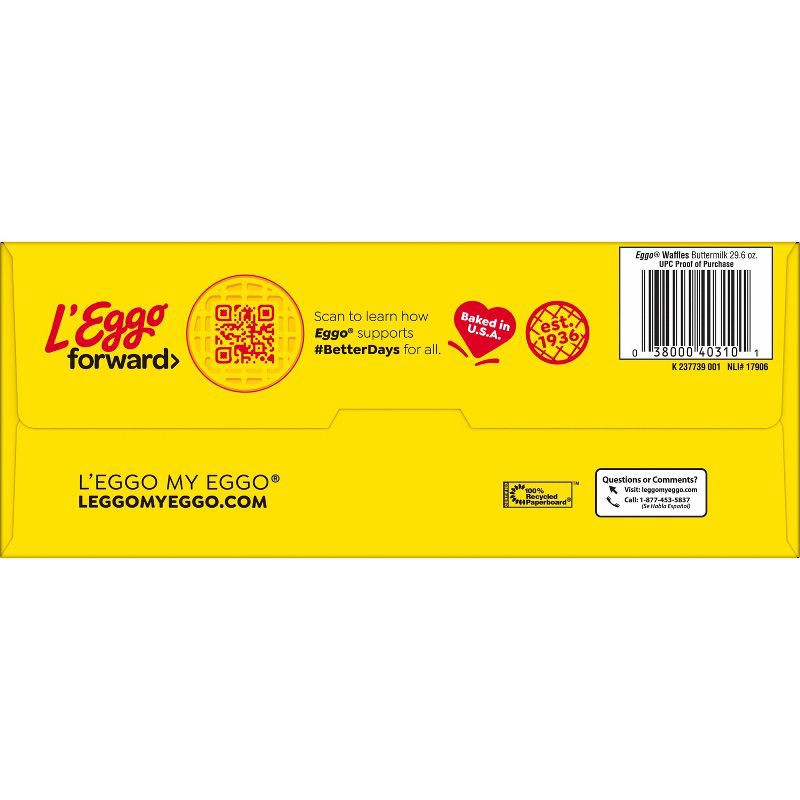 slide 10 of 10, Eggo Frozen Waffles Buttermilk - 29.6oz/24ct, 29.6 oz, 24 ct