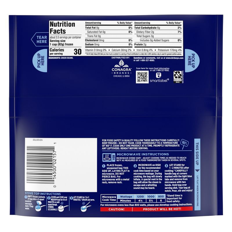 slide 6 of 10, Birds Eye Steamfresh Premium Selects Frozen Whole Green Beans - 10.8oz, 10.8 oz