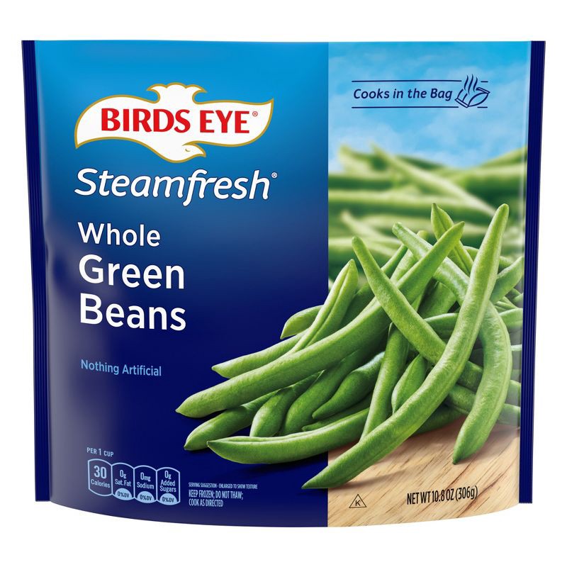 slide 1 of 9, Birds Eye Steamfresh Premium Selects Frozen Whole Green Beans - 10.8oz, 10.8 oz