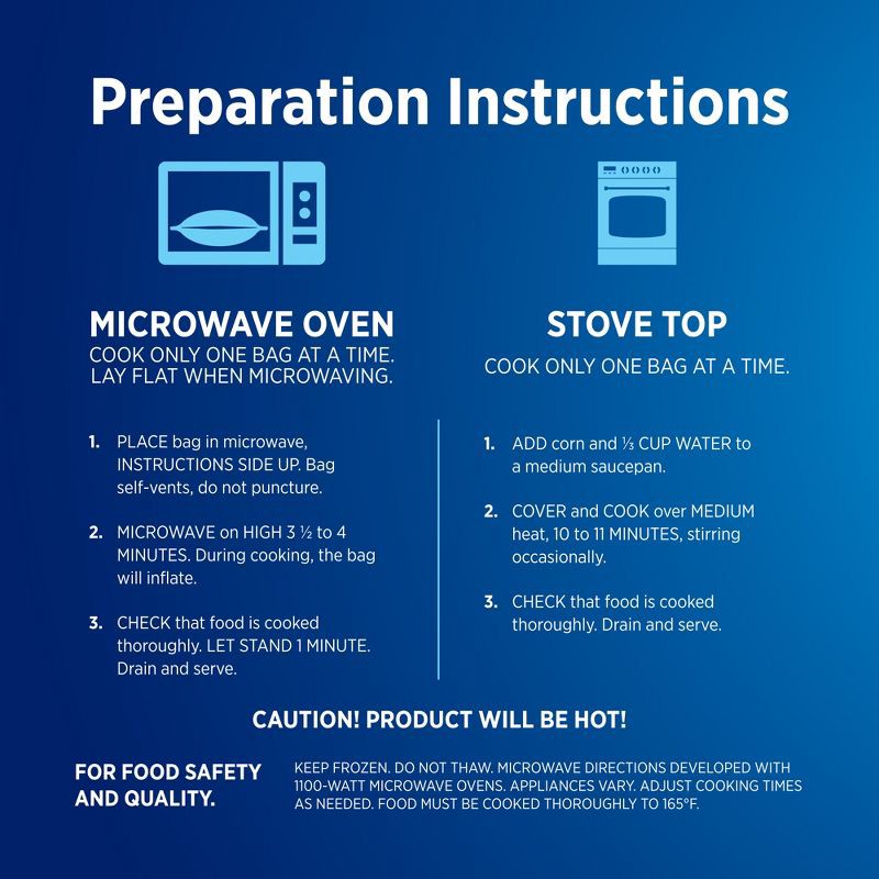 slide 4 of 7, Birds Eye Steamfresh Frozen Gold & White Corn - 10.8oz, 10.8 oz