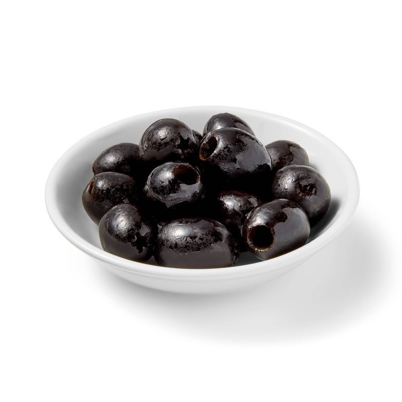 slide 2 of 3, Pitted Large Black Ripe Olives - 6oz - Market Pantry™, 6 oz