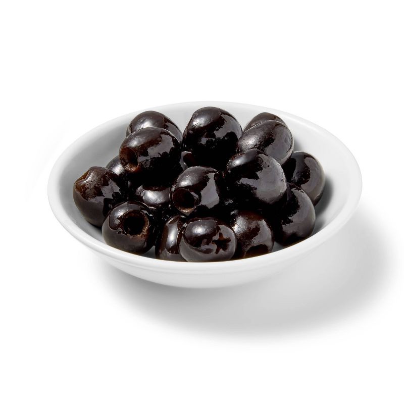 slide 2 of 3, Pitted Small Black Ripe Olives - 6oz - Market Pantry™, 6 oz