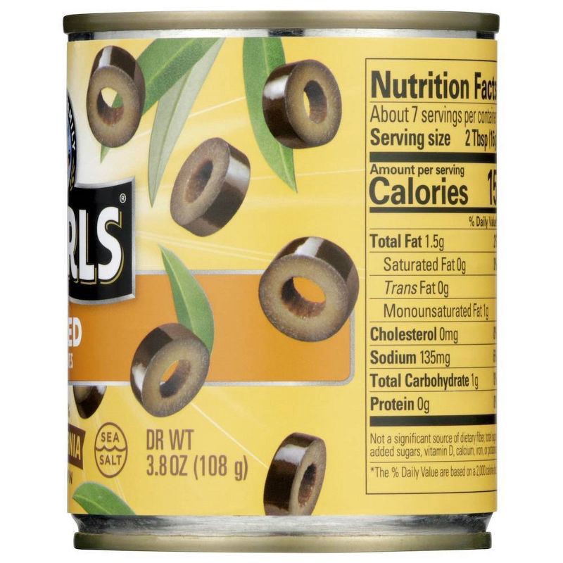 slide 13 of 15, Pearls Sliced Ripe Black Olives - 3.8oz, 3.8 oz