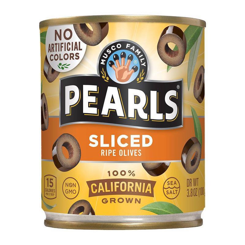 slide 1 of 15, Pearls Sliced Ripe Black Olives - 3.8oz, 3.8 oz