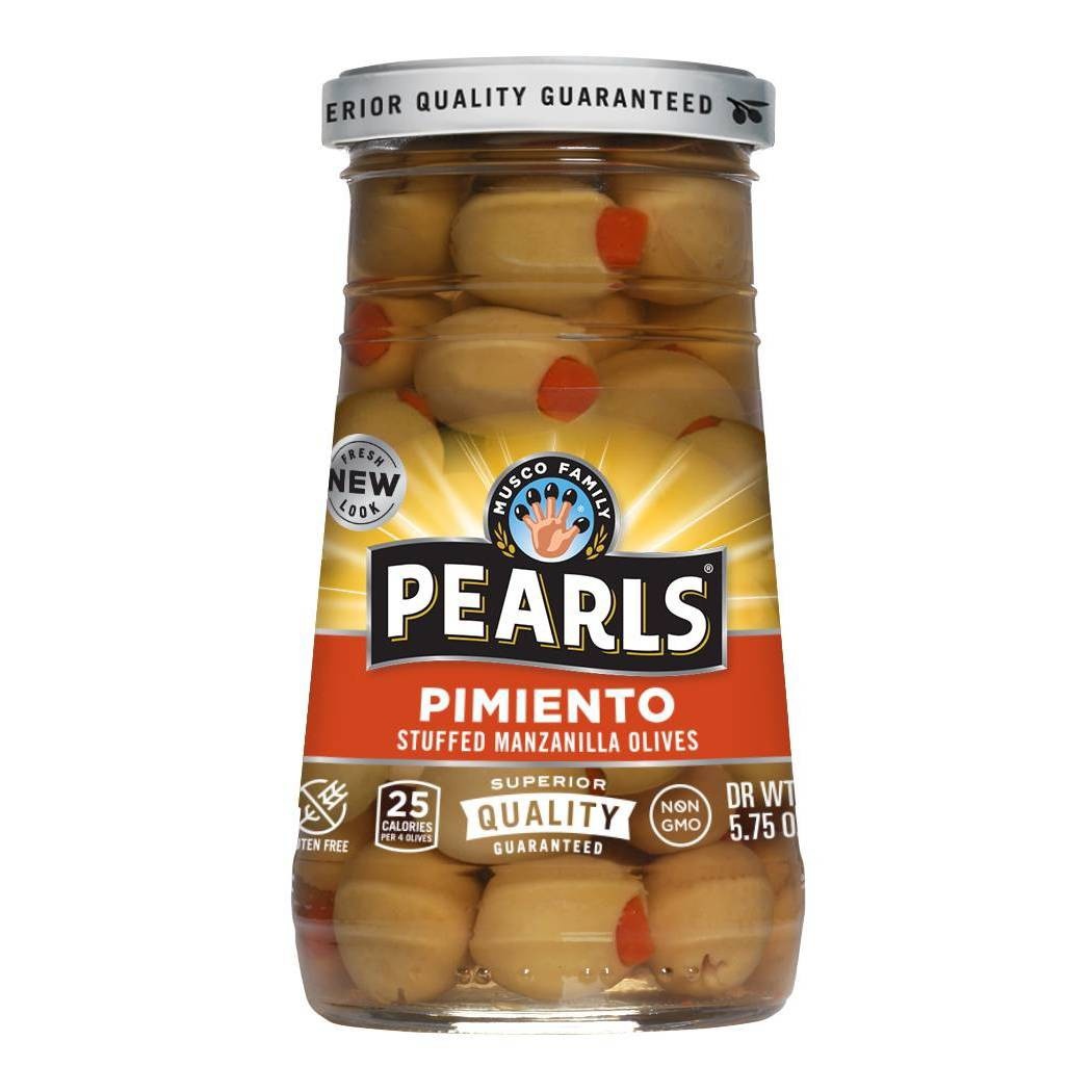 slide 1 of 4, Pearls Pimiento Stuffed Manzanilla Olives - 5.75oz, 5.75 oz