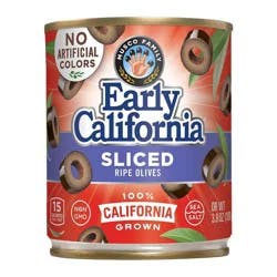 Early California Sliced Ripe Olives - 3.8oz