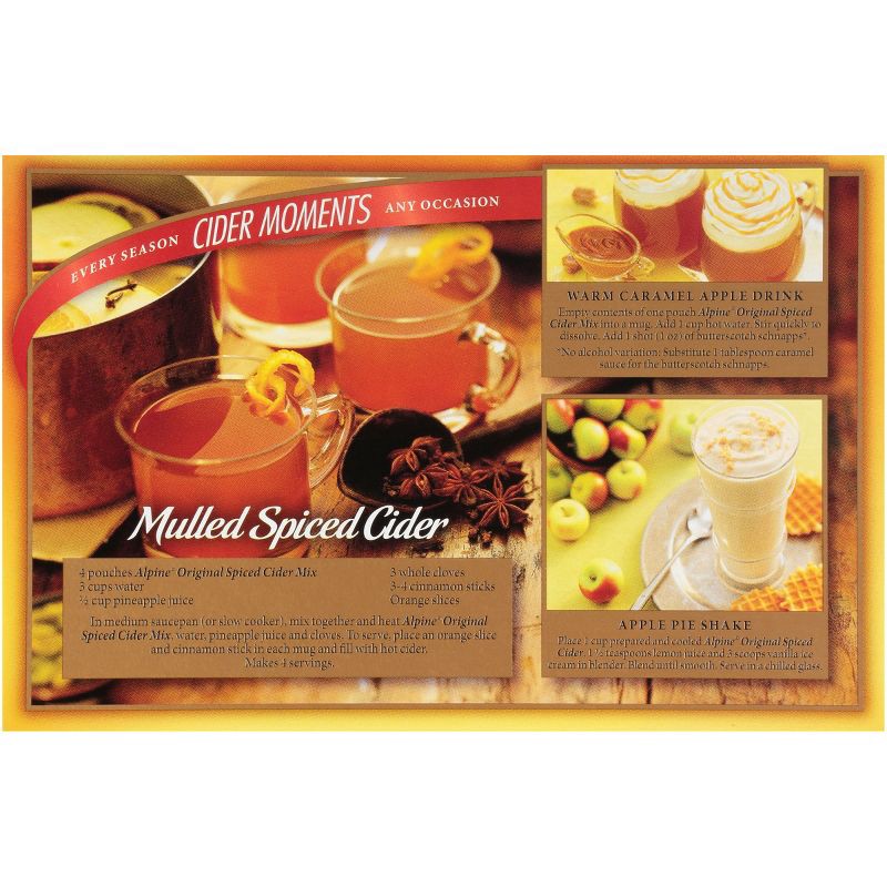 slide 2 of 4, Alpine Cider Alpine Spiced Cider Instant Drink Mix Original Apple Flavor - 10ct, 10 ct