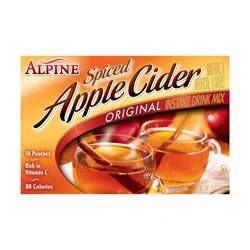 Alpine Cider Alpine Spiced Cider Instant Drink Mix Original Apple Flavor - 10ct