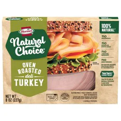 Hormel Natural Choice Sliced Oven Roasted Deli Turkey - 8oz