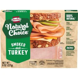 Hormel Natural Choice Sliced Smoked Deli Turkey - 8oz