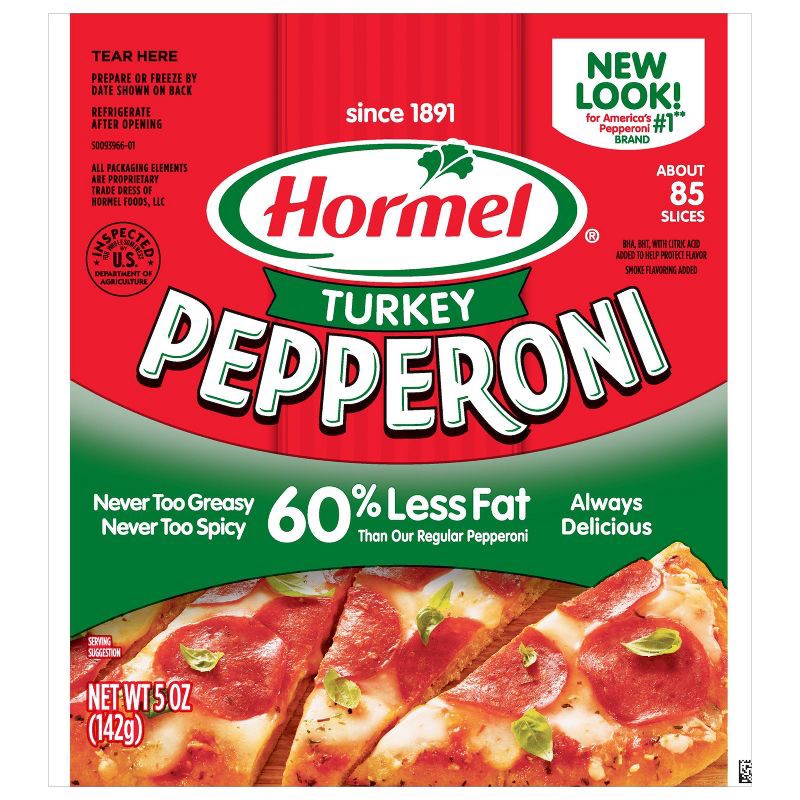 slide 2 of 8, Hormel Turkey Pepperoni Slices - 5oz, 5 oz