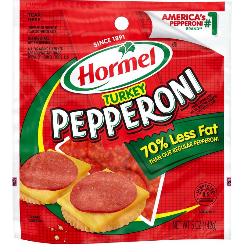 slide 1 of 5, Hormel Turkey Pepperoni Slices - 5oz, 5 oz