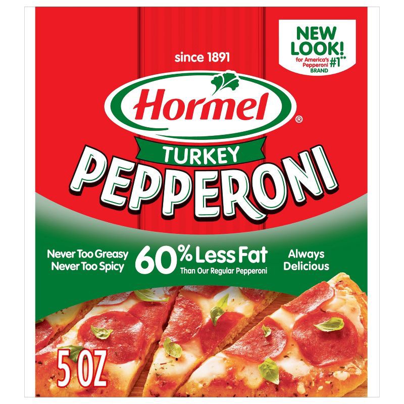 slide 1 of 8, Hormel Turkey Pepperoni Slices - 5oz, 5 oz