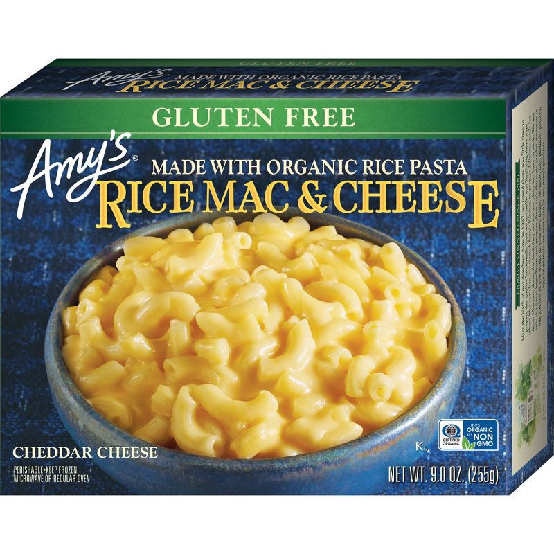 slide 1 of 4, Amy's Gluten Free Frozen Rice Mac & Cheese - 9oz, 9 oz