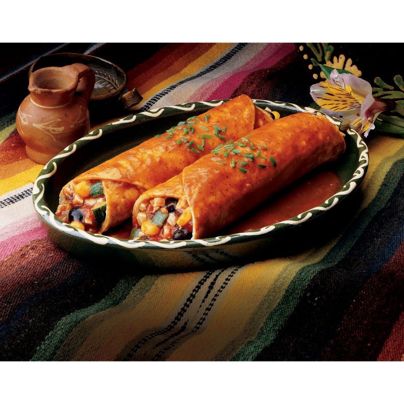 slide 2 of 4, Amy's Gluten Free and Vegan Frozen Black Bean & Vegetable Enchilada - 9.5oz, 9.5 oz