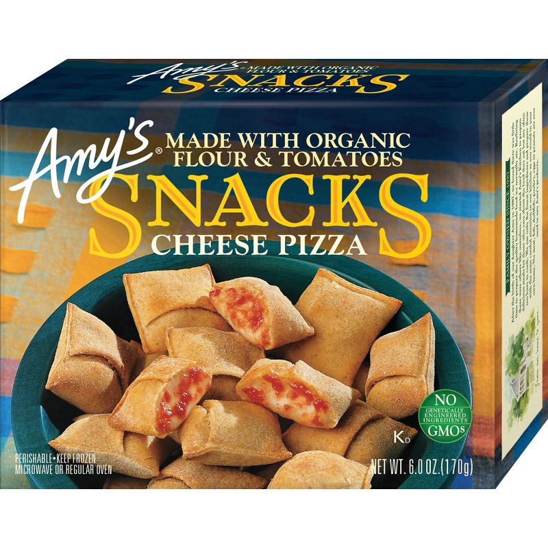 slide 1 of 4, Amy's Frozen Frozen Cheese Pizza Snacks - 6oz, 6 oz