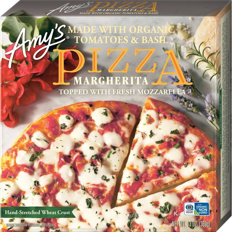 slide 1 of 1, Amy's Frozen Margherita Pizza - 13oz, 13 oz