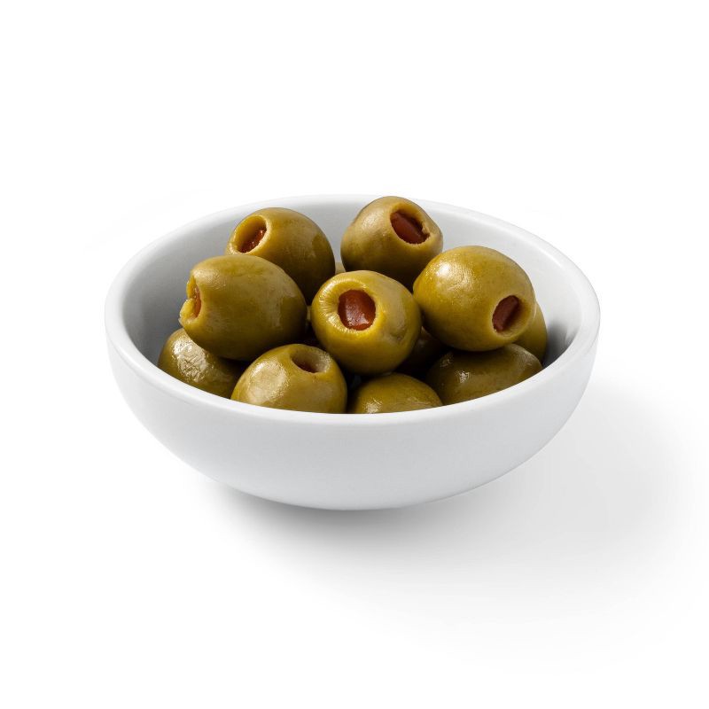 slide 2 of 3, Manzanilla Olives with Pimiento - 5.75oz - Market Pantry™, 5.75 oz