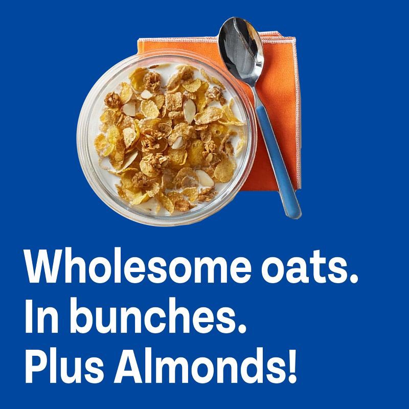 slide 4 of 12, Honey Bunches of Oats Honey Bunches With Almonds Breakfast Cereal - 18oz - Post, 18 oz